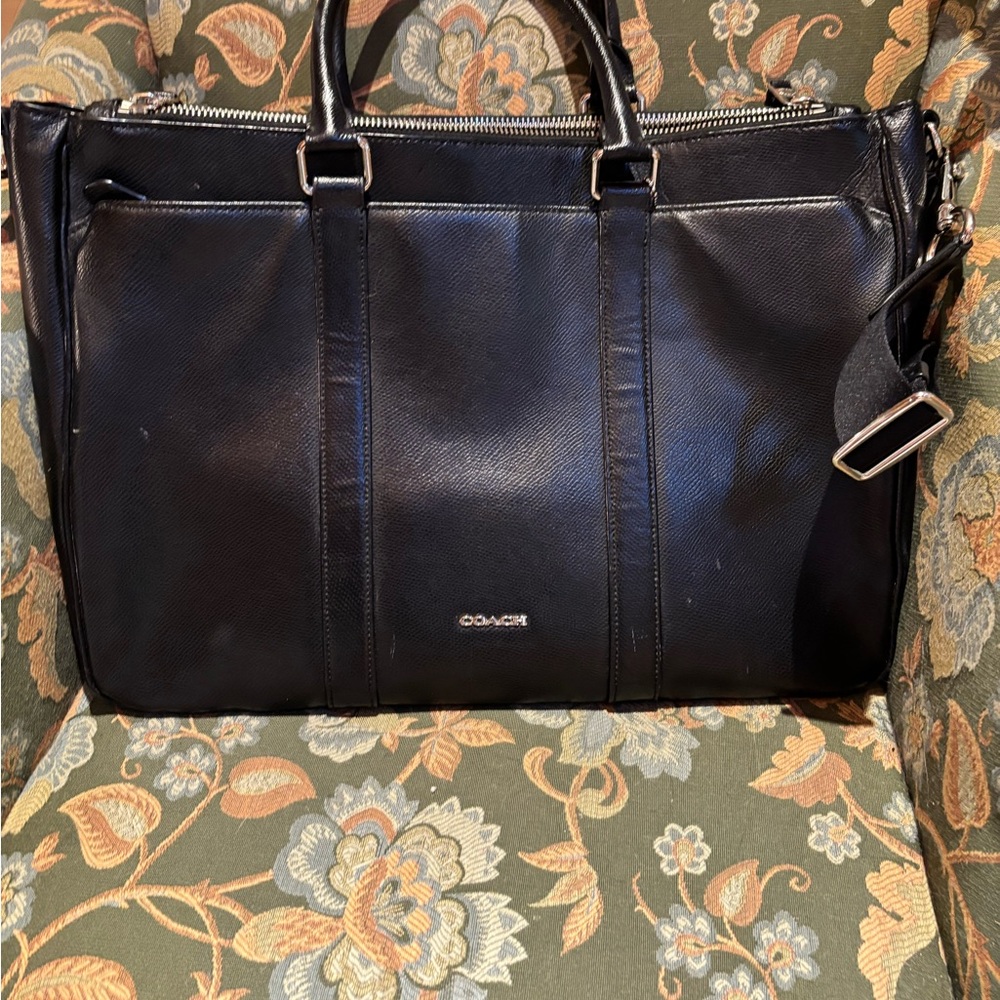 BALCK COACH BRIEFCASE SATCHEL